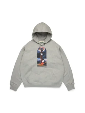 Saisonaler biblischer Hoodie, grau