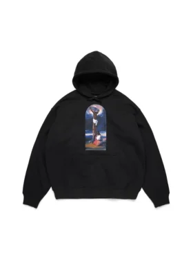 Saisonaler biblischer Hoodie in Schwarz