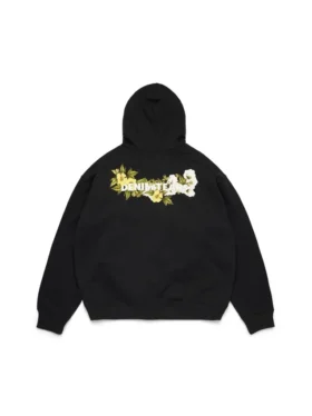 Saisonaler biblischer Hoodie in Schwarz