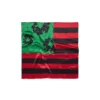 Schal mit pan-afrikanischer Kranzflagge, rot/schwarz/grün
