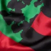 Schal mit pan-afrikanischer Kranzflagge, rot/schwarz/grün