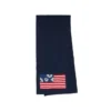 Schal mit panafrikanischer Kranzflagge, Marineblau