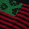 Schal mit panafrikanischer Wreath-Flagge, schwarz