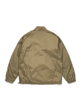 Script-Windjacke in Oliv