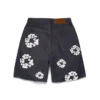 Selvedge Cotton Wreath Denim-Shorts