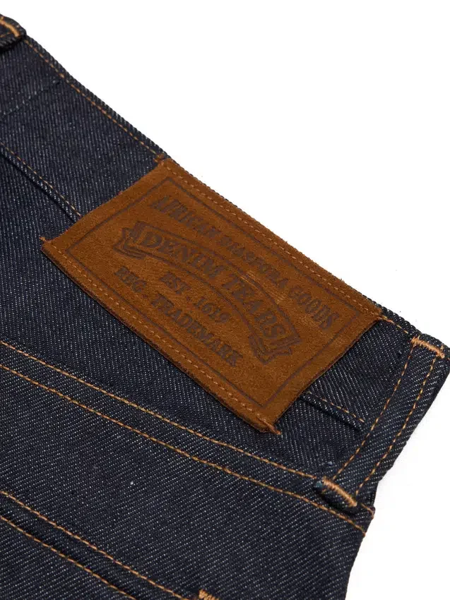 Selvedge Cotton Wreath Denim-Shorts