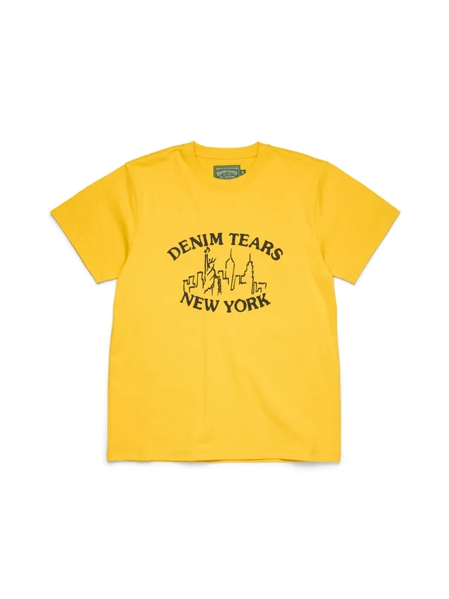 Skyline-T-Shirt Gelb