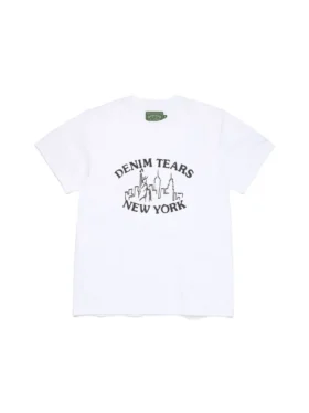 Skyline-T-Shirt Weiß