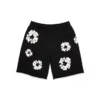 Sweatshorts „Cotton Wreath“ in Schwarz