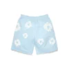 Sweatshorts mit Cotton Wreath-Motiv in Puder-Blau