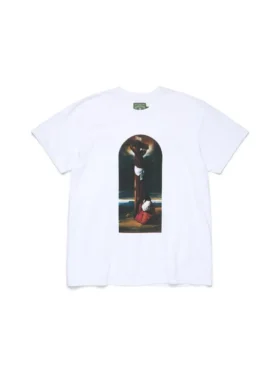 T-Shirt „St. Maria Magdalena am Fuße des Kreuzes“ – Weiß