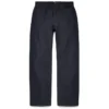 Weite Denim-Jeanshose mit Webkante