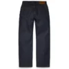 Weite Denim-Jeanshose mit Webkante