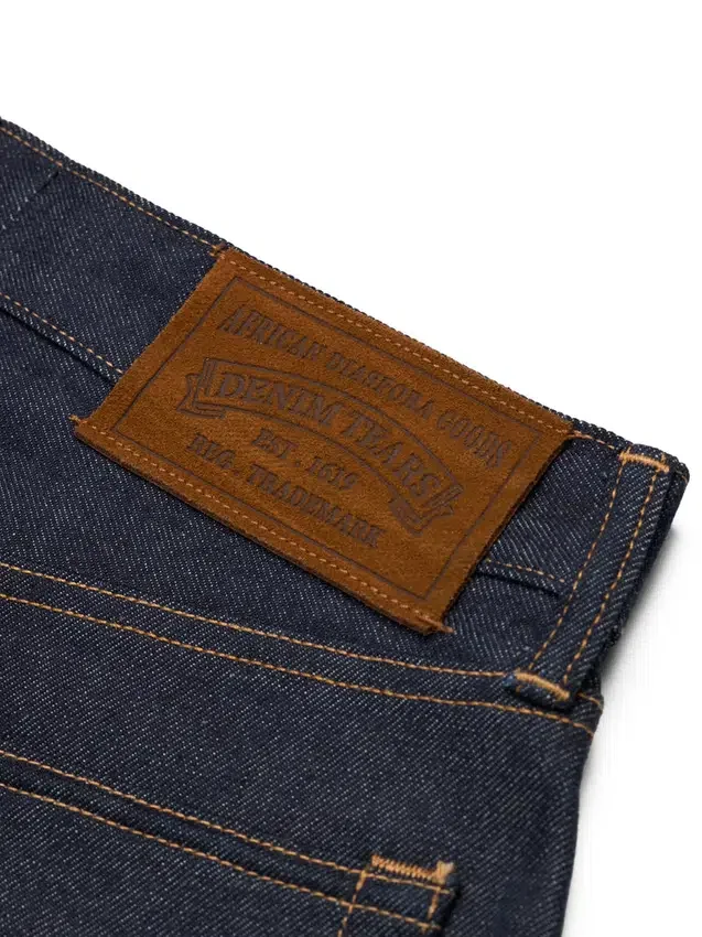 Baggy-Jeanshose „Cotton Wreath“ aus Selvedge-Denim