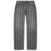 Weite Jacquard-Wreath-Denim-Jeans