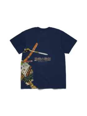 Yasuke-T-Shirt Marineblau