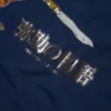 Yasuke-T-Shirt Marineblau